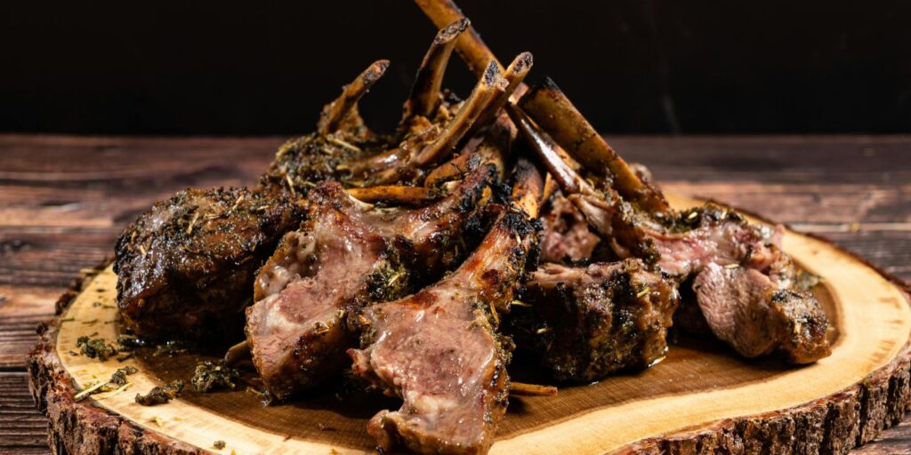 rustic roast lamb